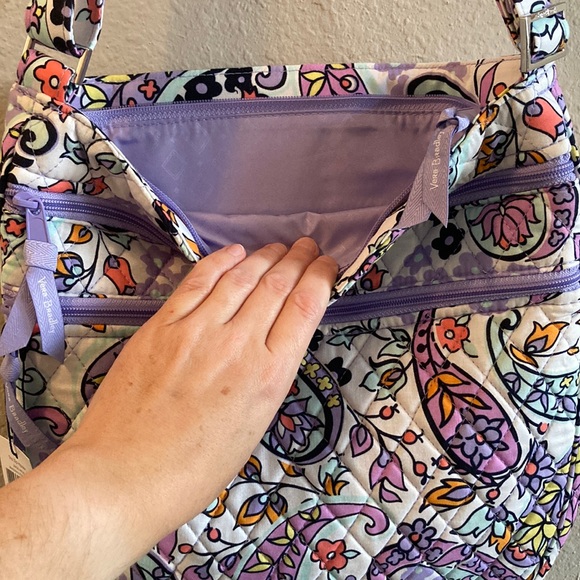 Vera Bradley Trio Zip Hipster in Maddalena Paisley Soft Signature Cotton - Picture 5 of 13